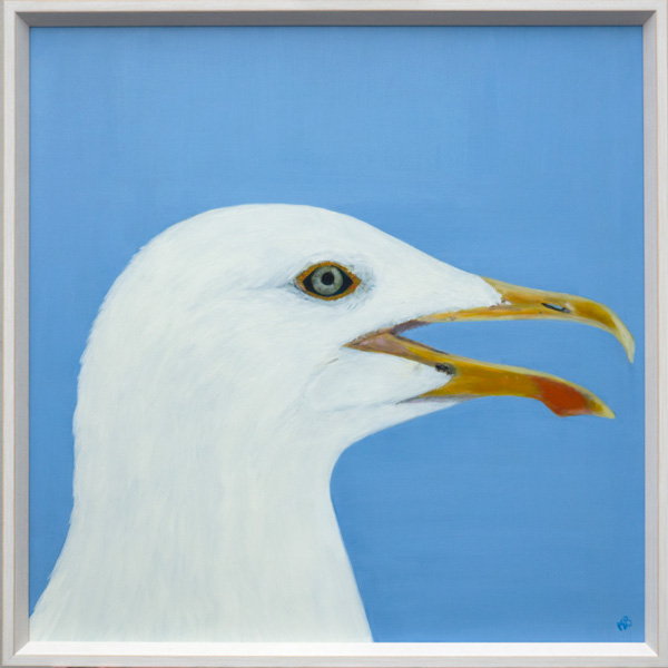 Painting of a seagull named Percival
