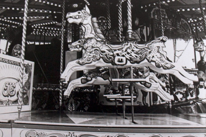 photogram of a merry go round